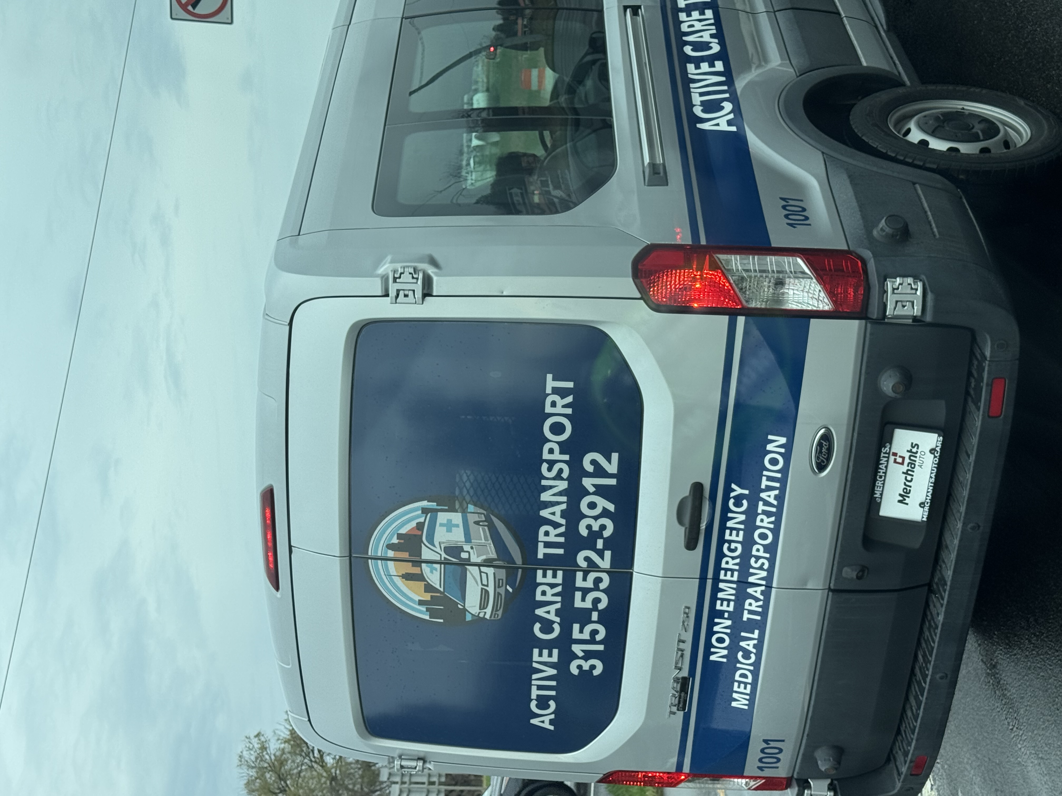 Medical transport van