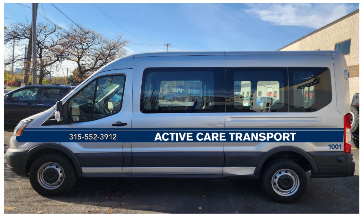 Active Care Transport branded company van
